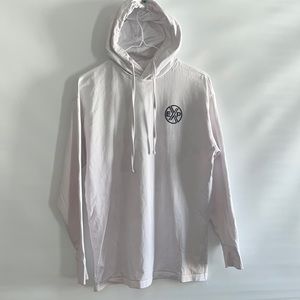 Express mens white hoodie size S